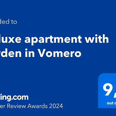 Deluxe Apartment With Garden In Vomero Nápoles Exterior foto